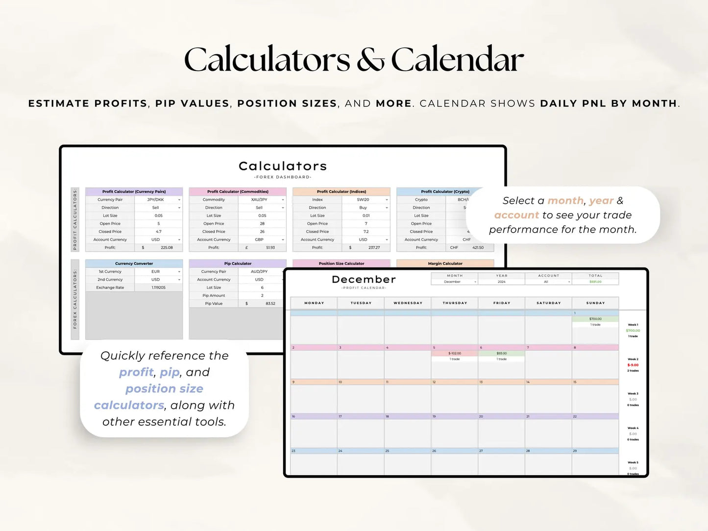 TradingTracker® Google Sheets Template