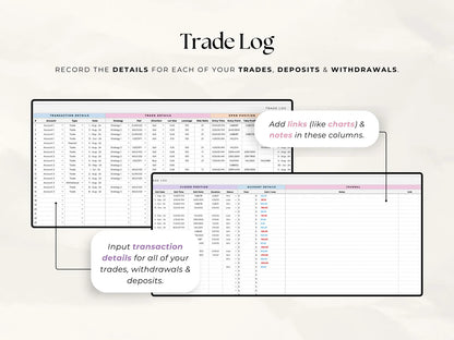 TradingTracker® Google Sheets Template